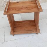 pine bedside table