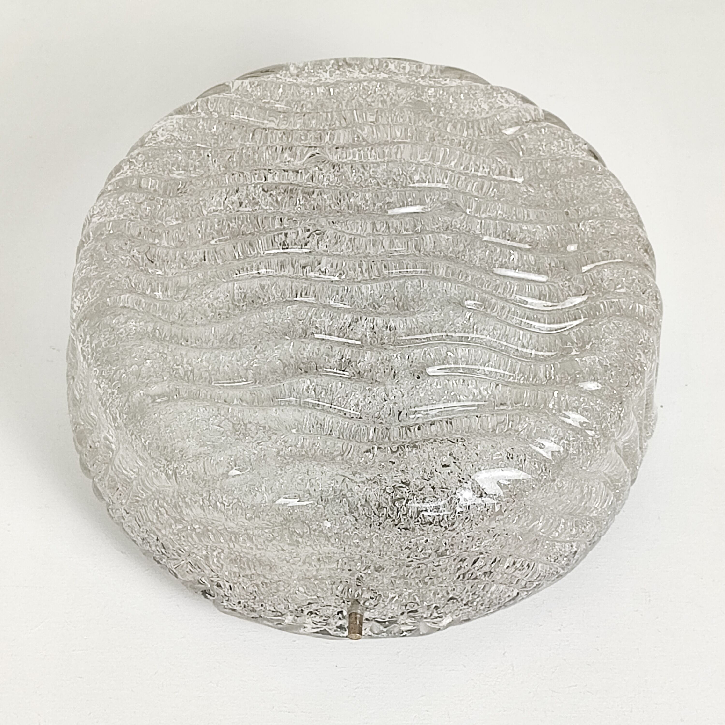 60' glazed glass ceiling lamp/wall lamp