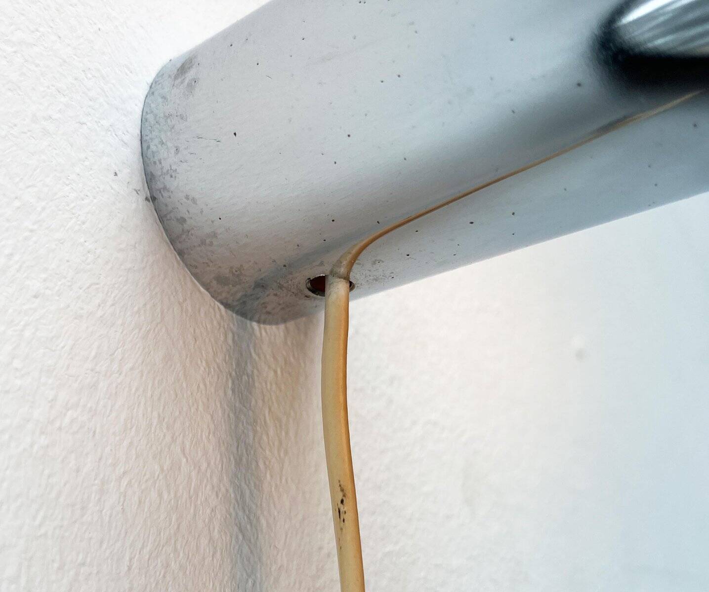 Vintage Space Age Swiss Model Visier Magnetic Wall Lamp by E. R. Nele for Temde, 1970s