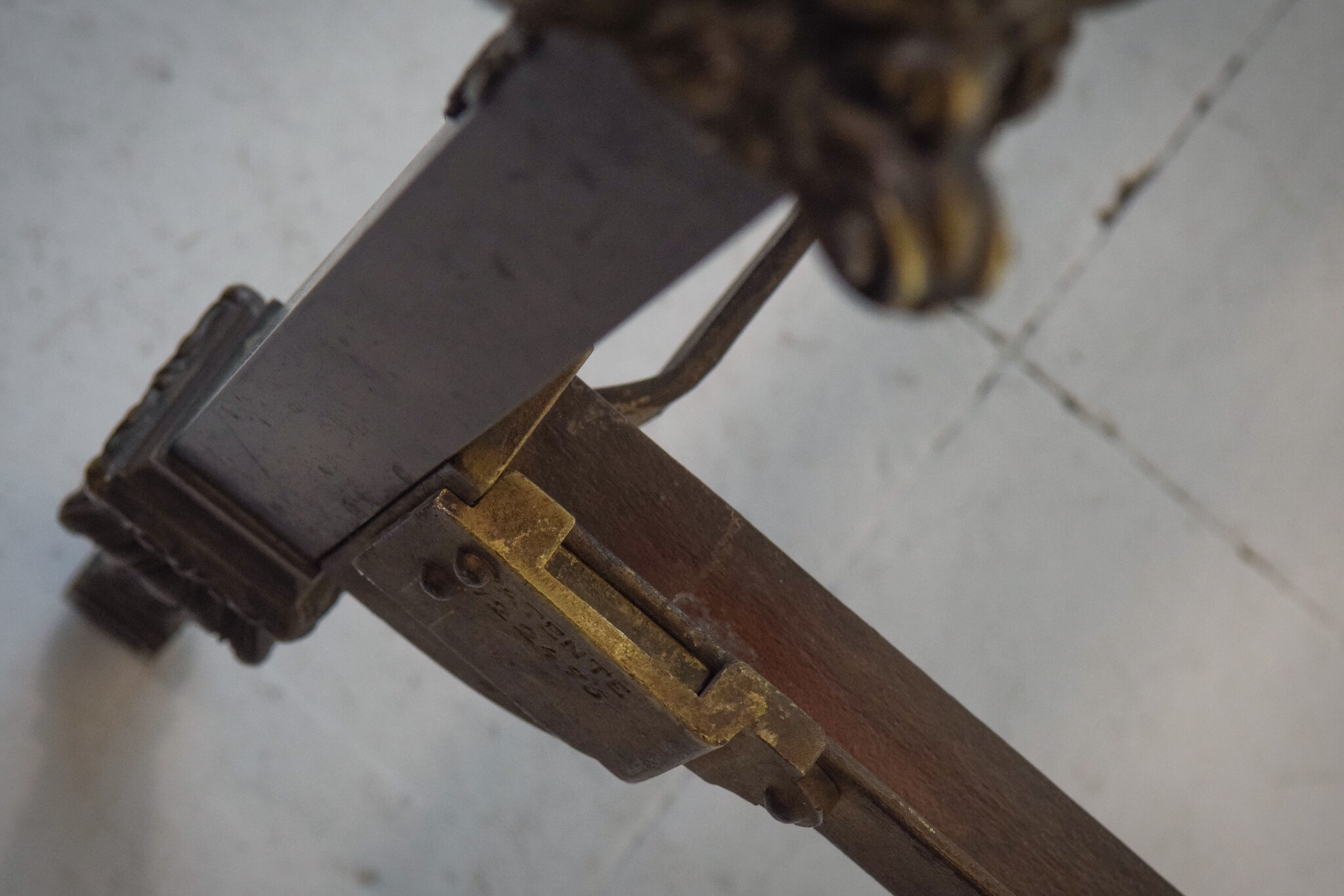 Exceptional decorative brass bed frame