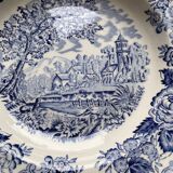 Trio d’assiettes bleues
