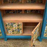 Parisian wardrobe glazed blue Peacock 1940