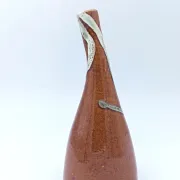 Single-flower vase in glazed stoneware from Nault pottery – Saint-Amand-en-Puisaye