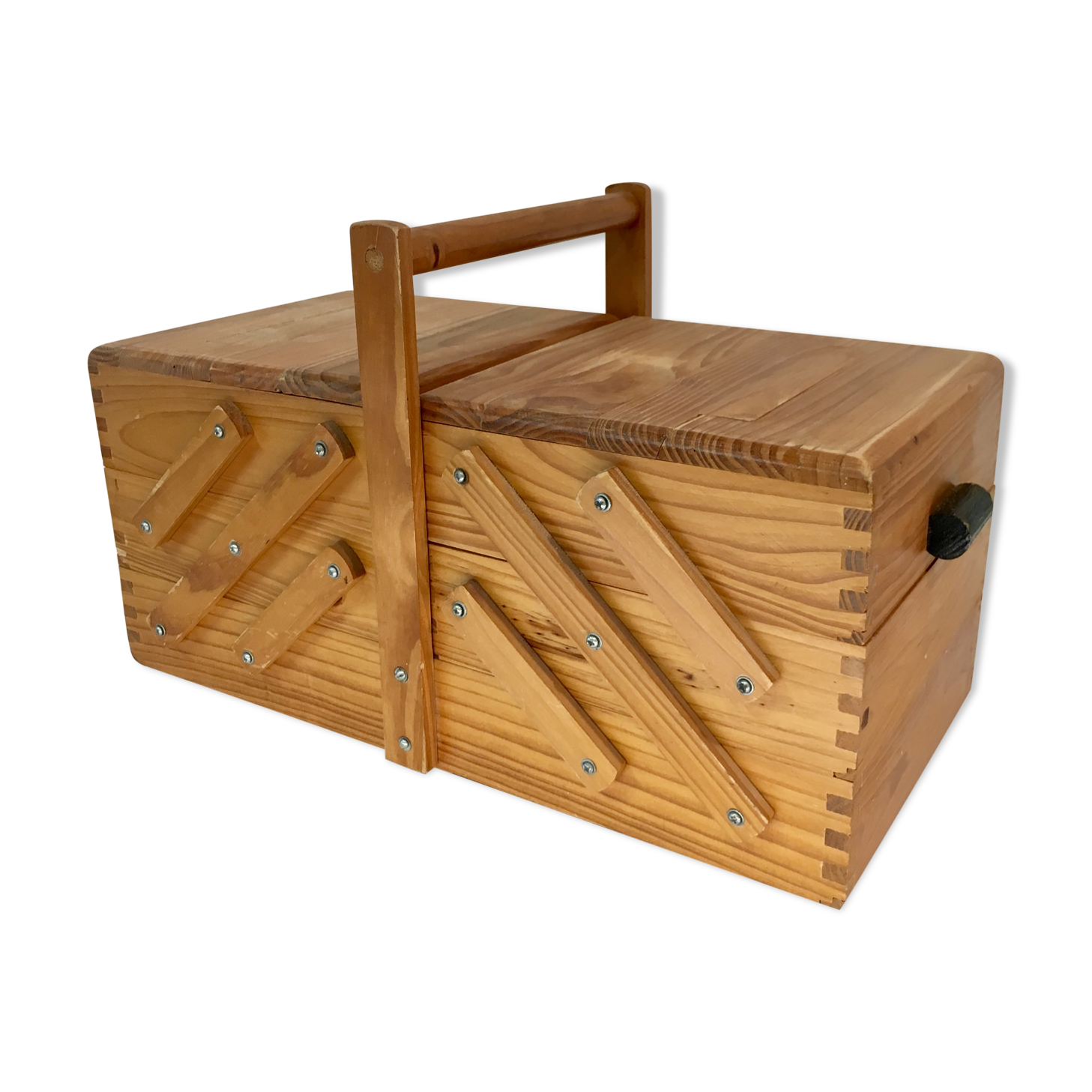 Vintage sewing basket