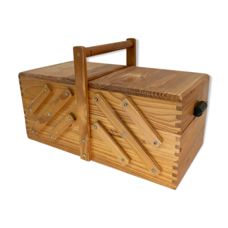 Vintage sewing basket