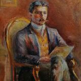 Oil portrait of a dandy
