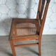 Chaise cannée art déco vintage.