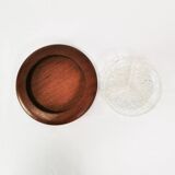 Mid Century teak snack plate, Richard Forgan Bwt, United Kingdom, 1960s.