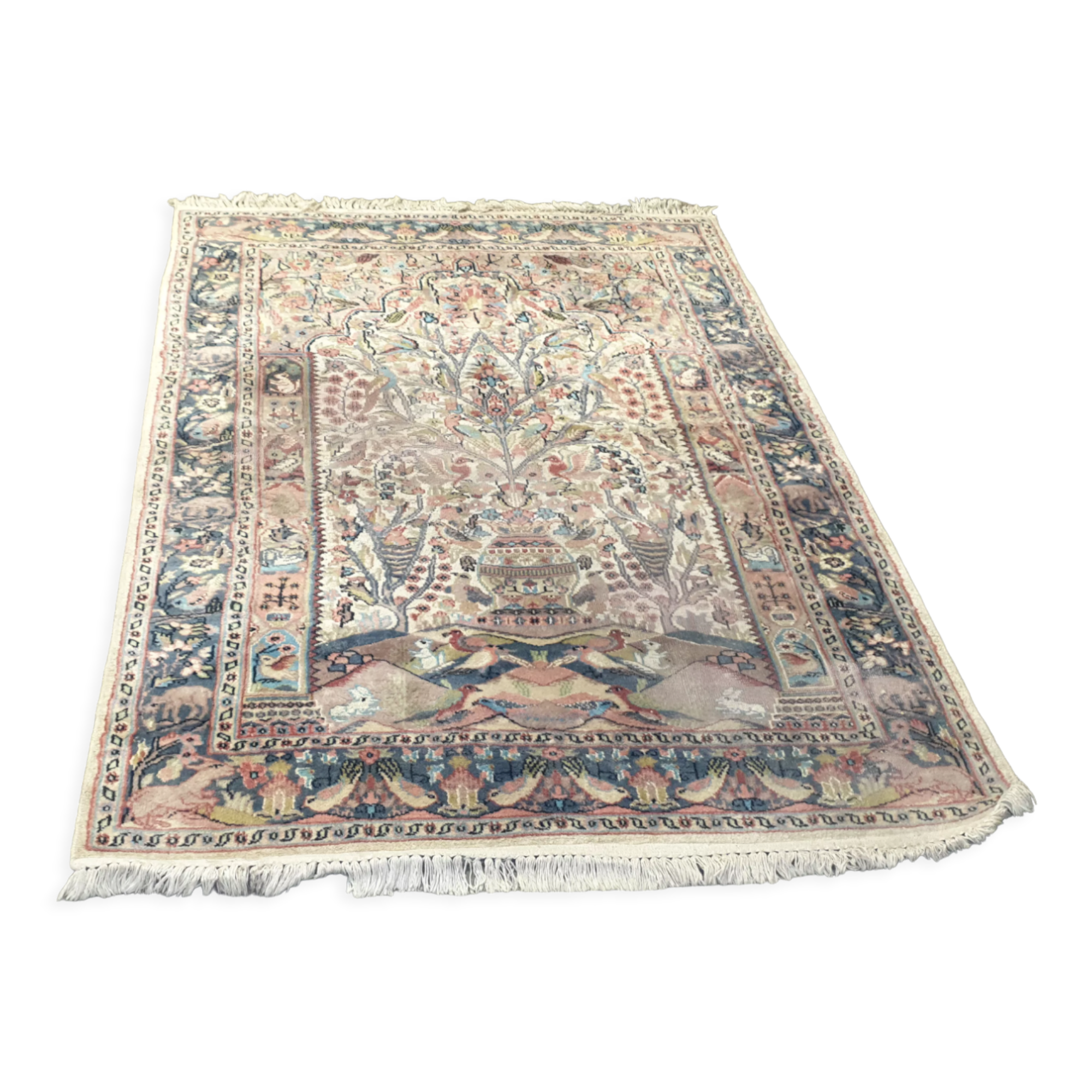 Oriental carpets silk wool