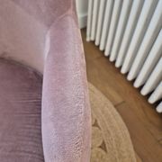 Armchair torre 1961 – model da vinci 02 – pale pink velvet
