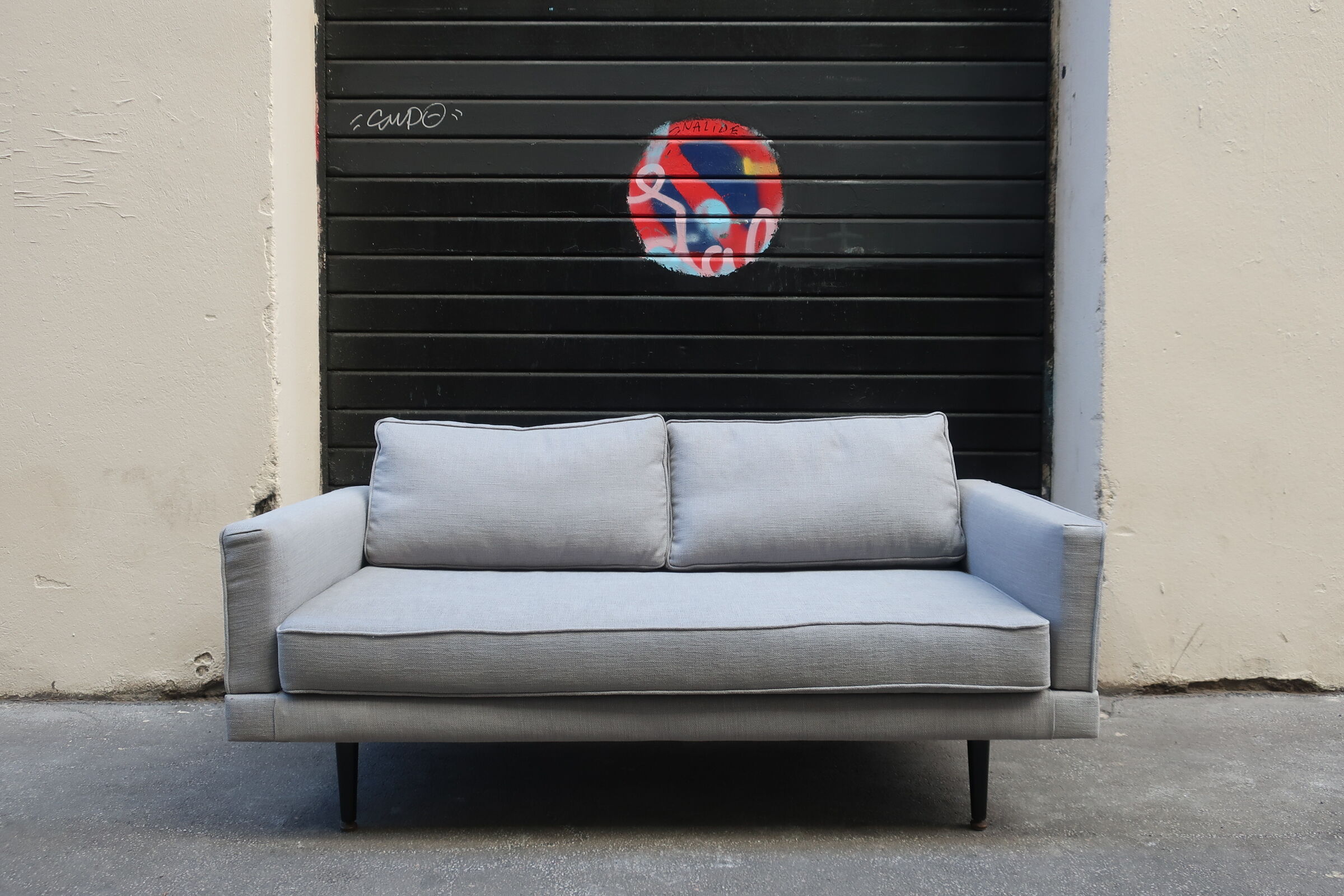 Sofa two-seater convertible 60 years