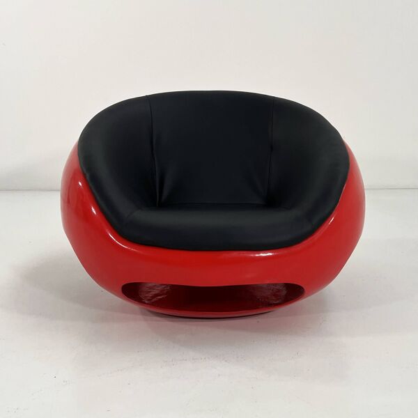 Fauteuil ''Egg'' en fibre de verre Pod par Mario Sabot, 1960