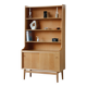 Renovated vintage Scandinavian oak library