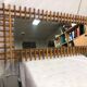Vintage rattan mirror 1960