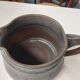 Enamelled stoneware pitcher