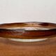 Modern mid-century glass bowl by Pertti Santalahti for Humppila, Finland, 1960s.