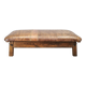 1940s Czechoslovak Oak and Patinated Leather Gym Bench