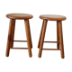 2 pine stools 450mm