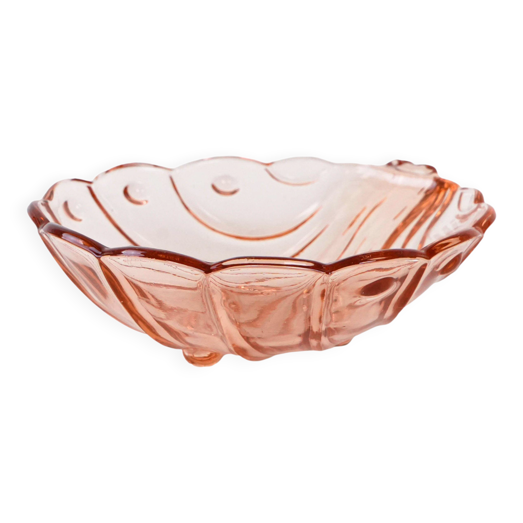 Plateau en verre, design italien, années 1960, fabriqué en Italie