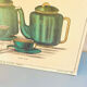 Vintage school poster tea – Émile Deyrolle Paris 1970s