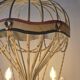 Lustre en forme de ballon d'aviation chaude, milieu du 20e siècle