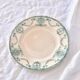 Assiettes plates XIXe Longwy terre de fer "Pierrefonds"
