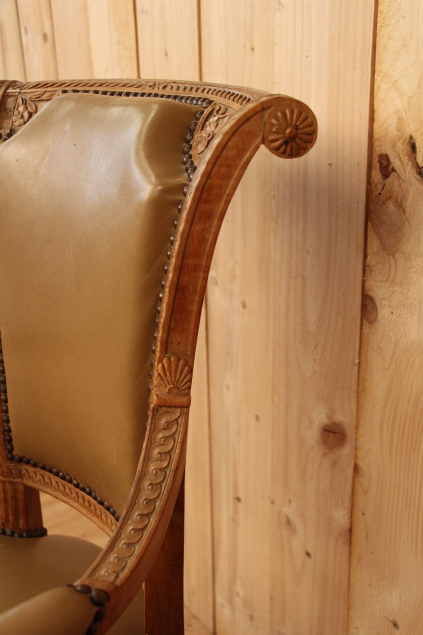 Pair of armchairs Louis XVI Directoire XVIIIth