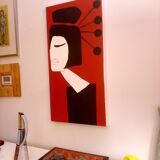 Painted On Canvas “Geisha”