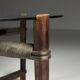 Rattan coffee table vintage