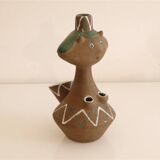 Danish anthropomorphic ceramic vase 1960
