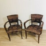 Paire de fauteuils Bridge