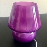 Glass mushroom lamp