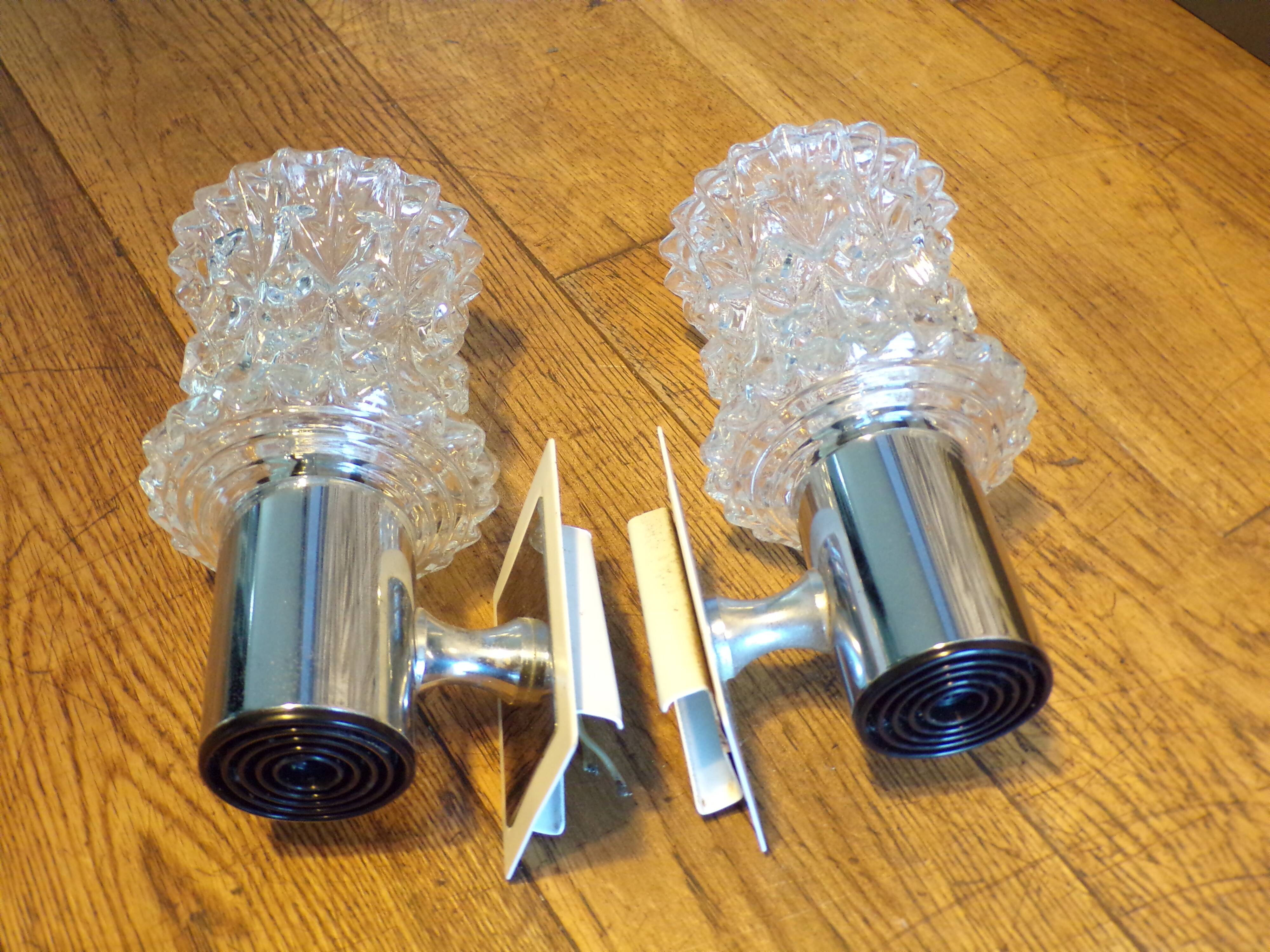 Pair of Targetti Sankey wall lights 1970