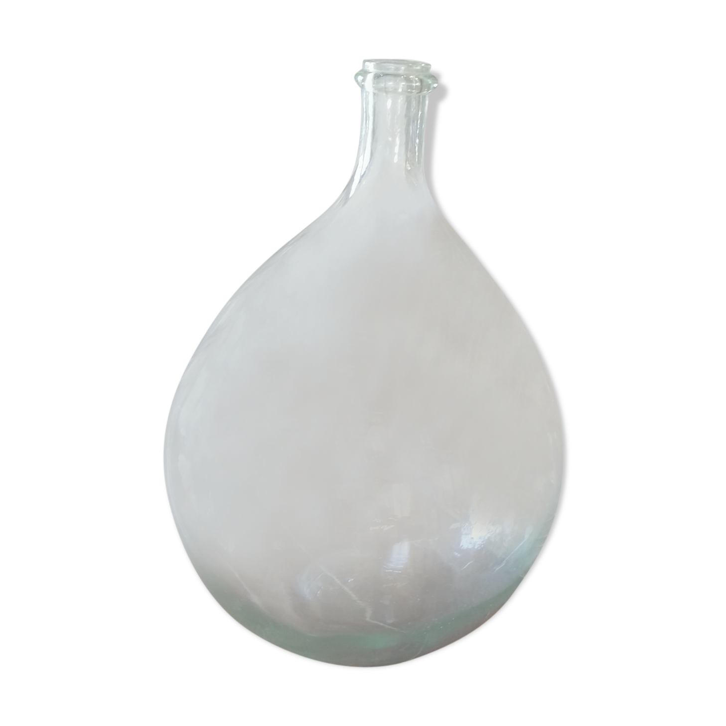 Transparent glass demijohn 15 L canister
