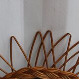 Wicker mirror