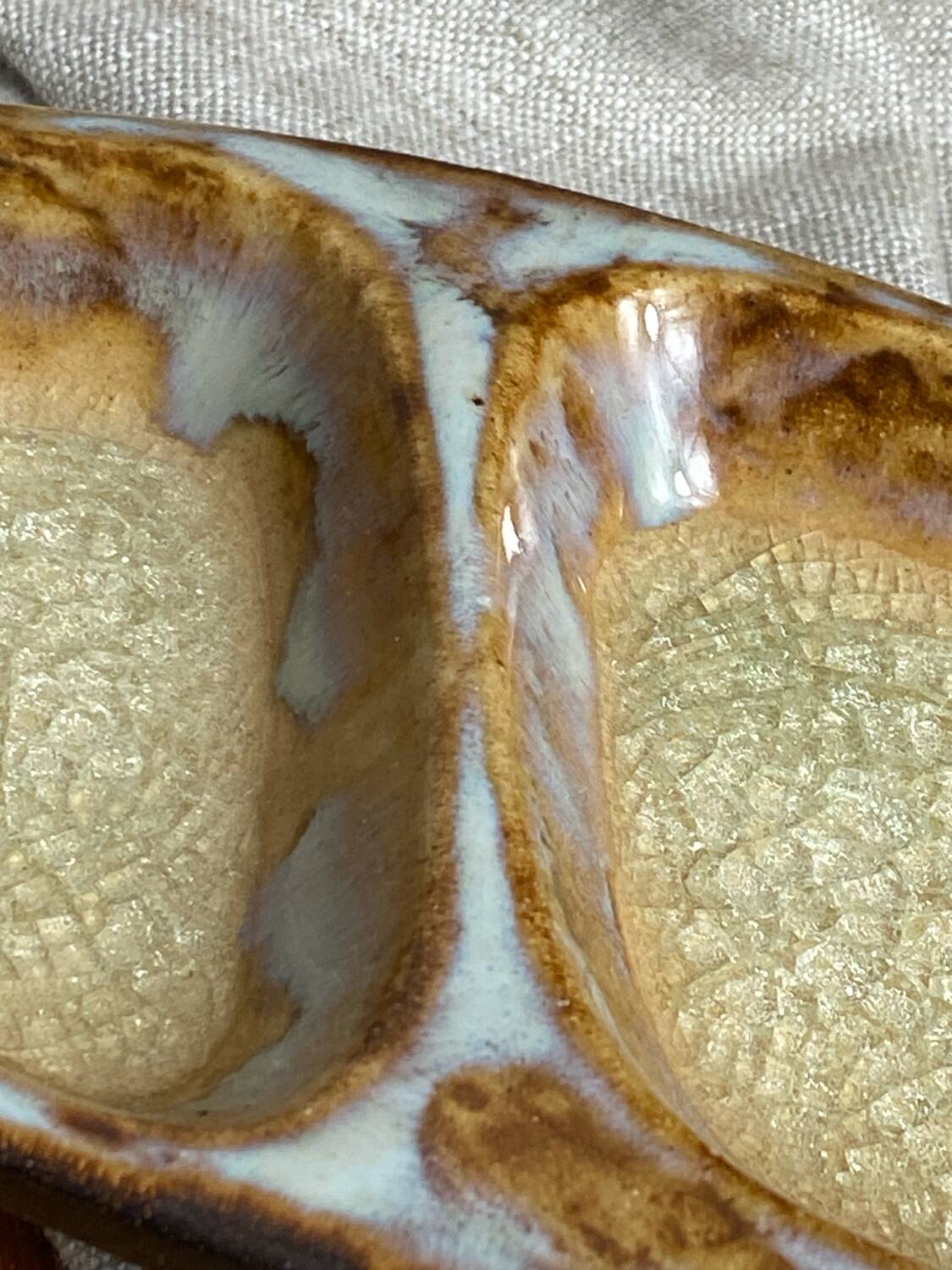 Glazed ceramic pocket emptier