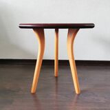 Wooden 1970s tabouret