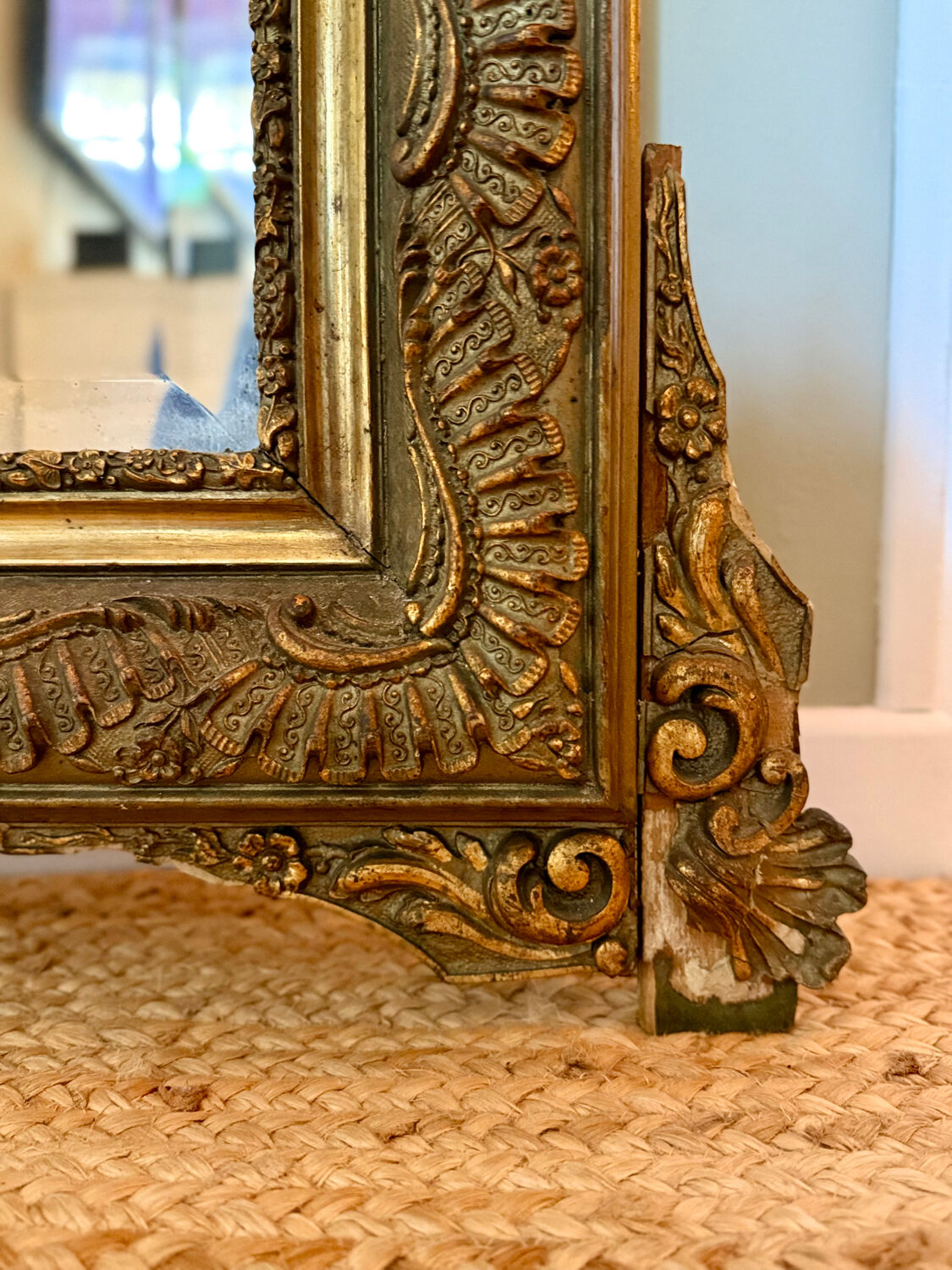 Antique mirror from the Napoleonic era.