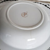 Plats de service L'amandinoise et assiettes creuses , en faience de Saint Amand , Saint Tropez