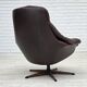 1970s, Danish design by H.W.Klein, swivel chair with footstool.