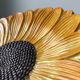 Sunflower plate Bassano Italy numbered 1889 / 22 in ceramic