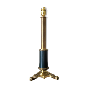 Pied de lampe pates de lion vert