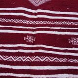 Carpet wool handmade great Bordeaux size250x134cm