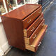 Commode en bois 4 tiroirs 1960