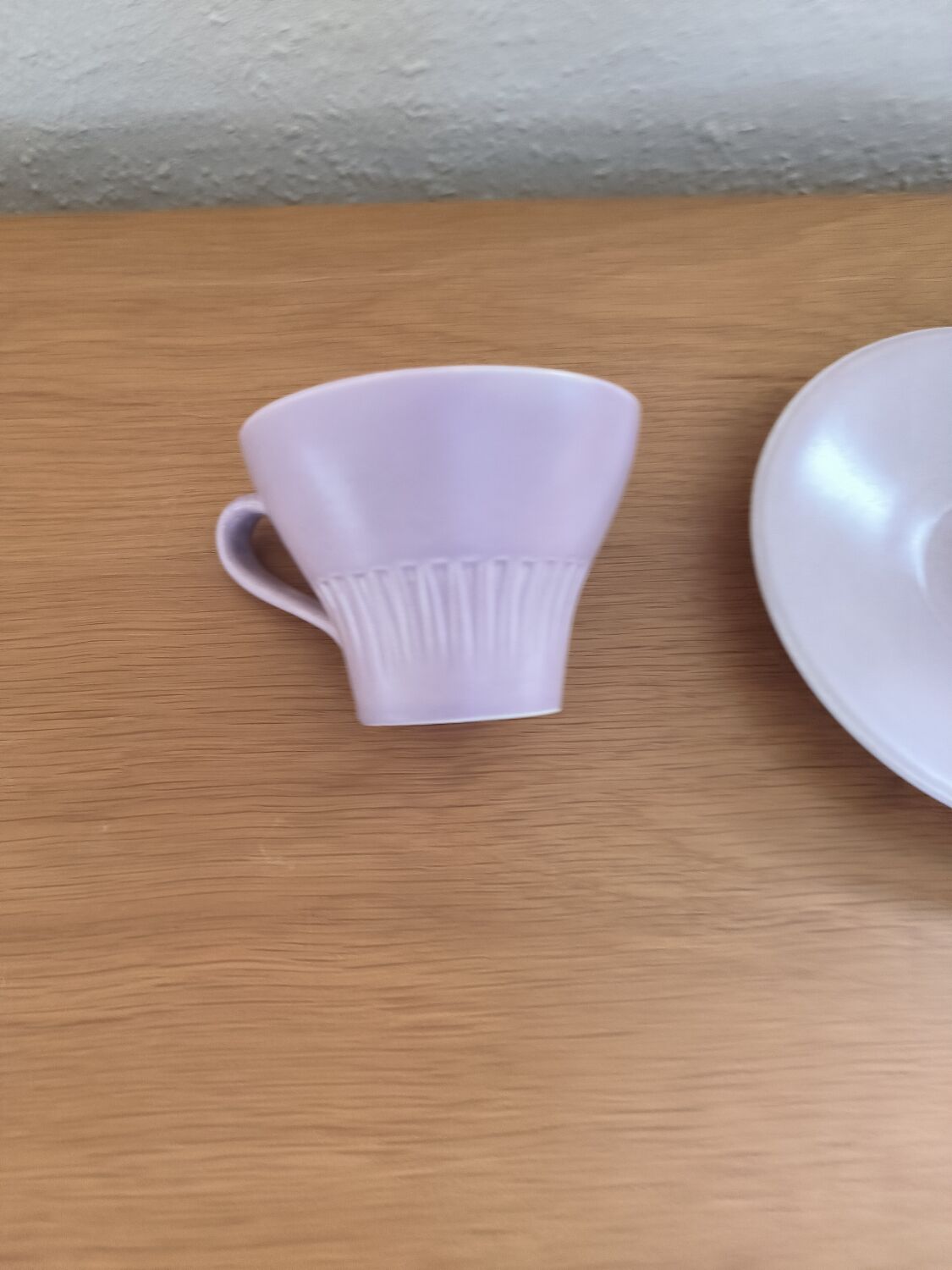 Tasses café tons pastels