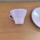 Tasses café tons pastels