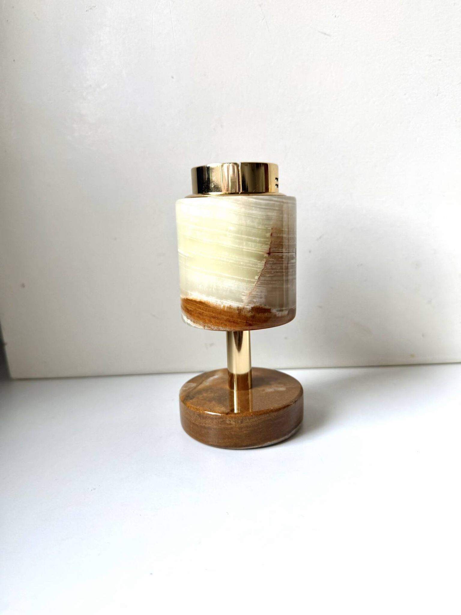Briquet de table en marbre onyx vintage SAROME Japon