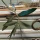 Patinated buffet service