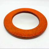 Miroir céramique glaçure « orange », 1960s