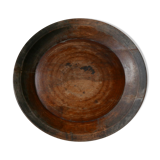 Old round wooden tray